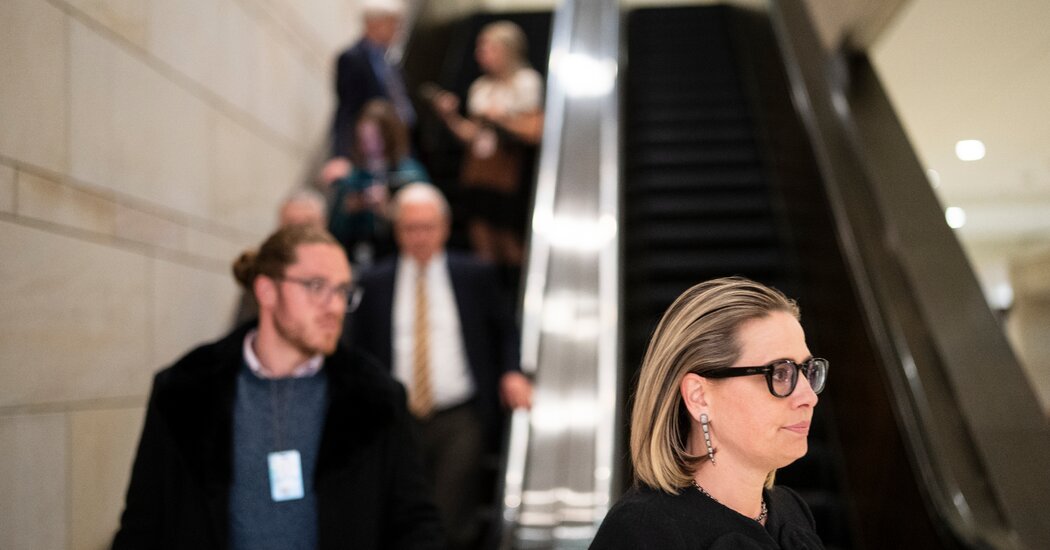Sen. Sinema went from the Democrats to register as an independent.