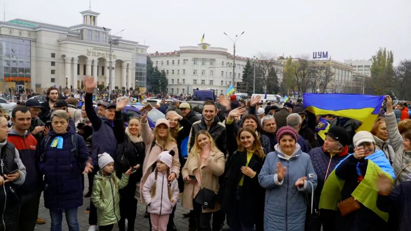 There was no water, power or internet in the newly liberated Ukrainian city.