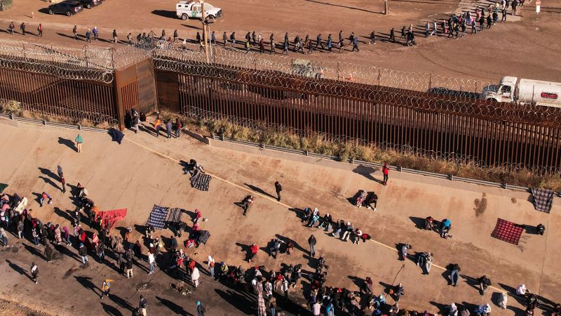 Ahead of the end of the Trump-era border policy, the Biden administration prepares for a surge of migrants.