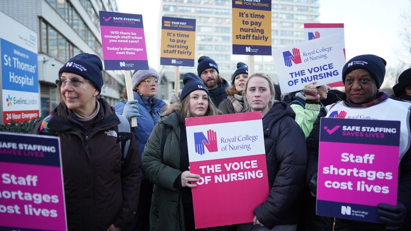 British nurses start historic strike due to pay and staffing crises.