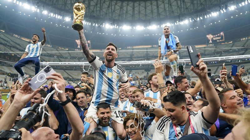 Argentina won the World Cup after beating France in the final.