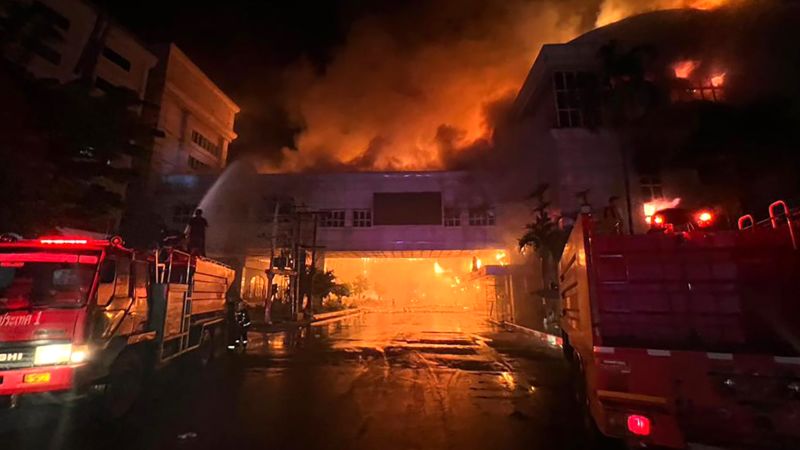Nineteen people were killed in a hotel and casino fire in Cambodia.