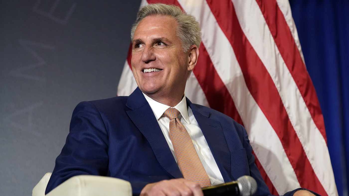 Kevin McCarthy is in a race for GOP speaker.