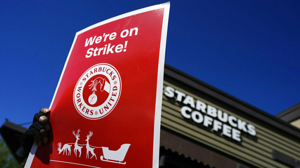 Workers at 100 Starbucks stores are going on strike in a unionization effort.