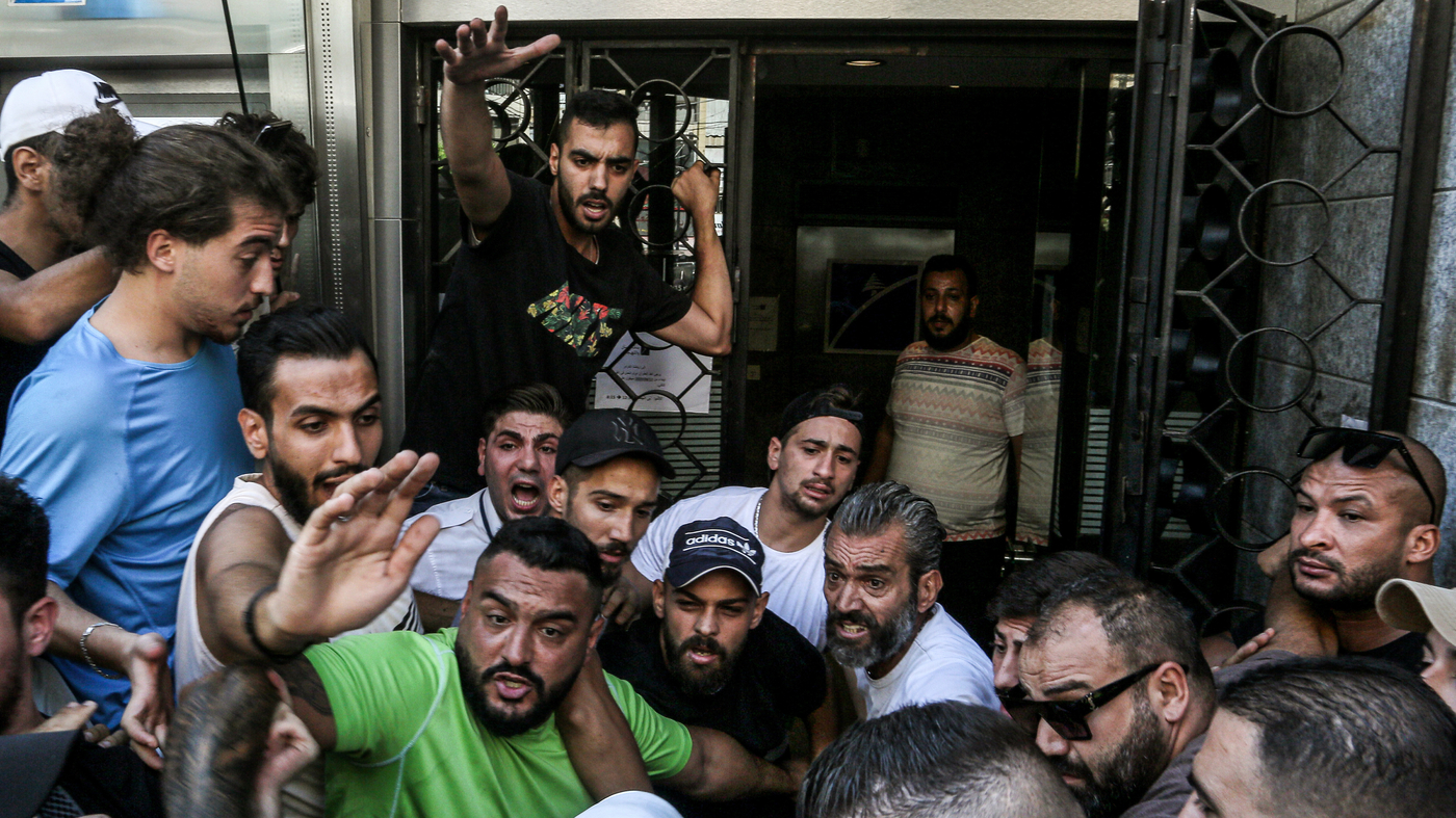 The people of Lebanon are staging sit-ins in order to access their own savings.