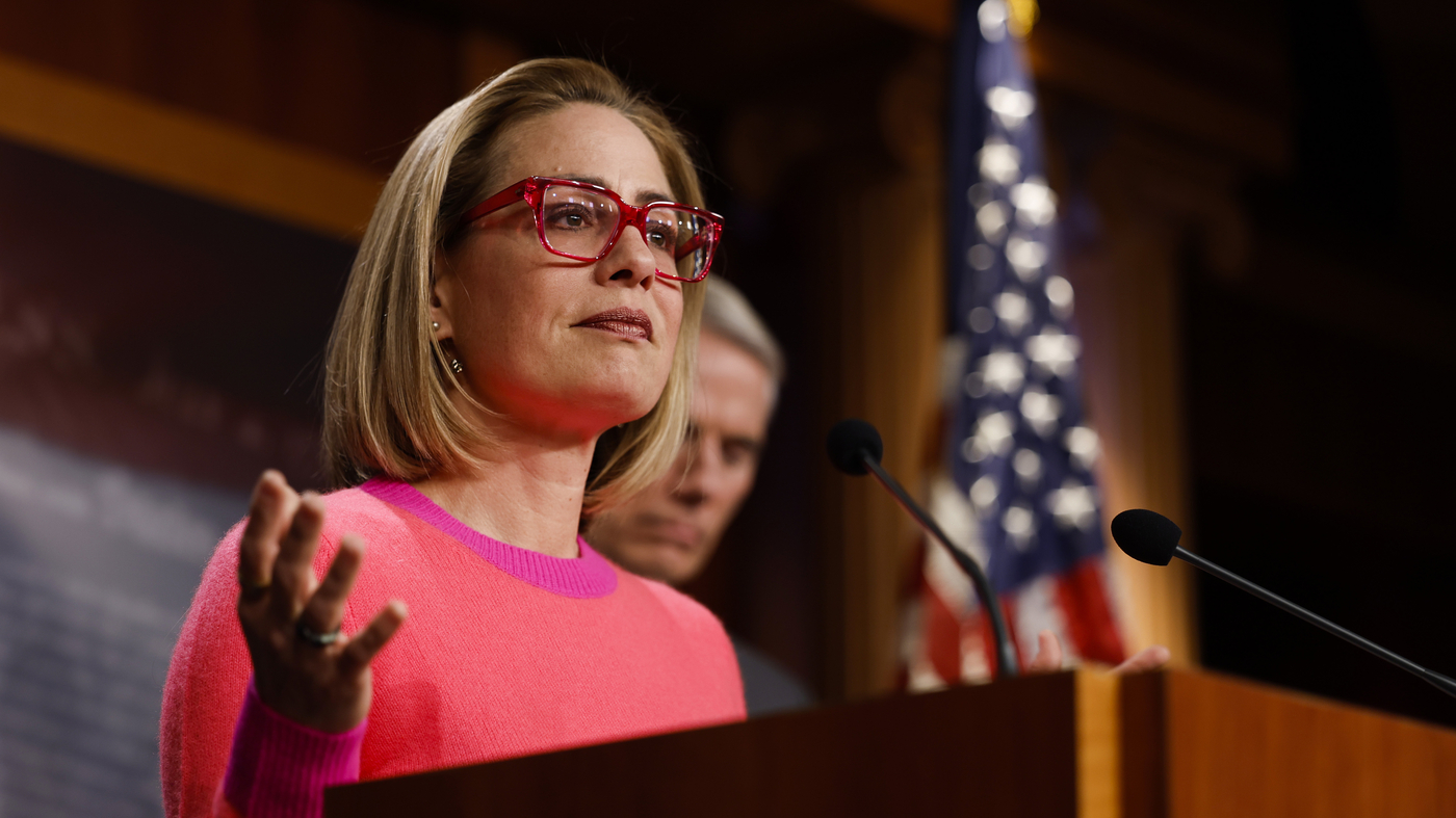 Sinema left the Democrats to register as an independent.