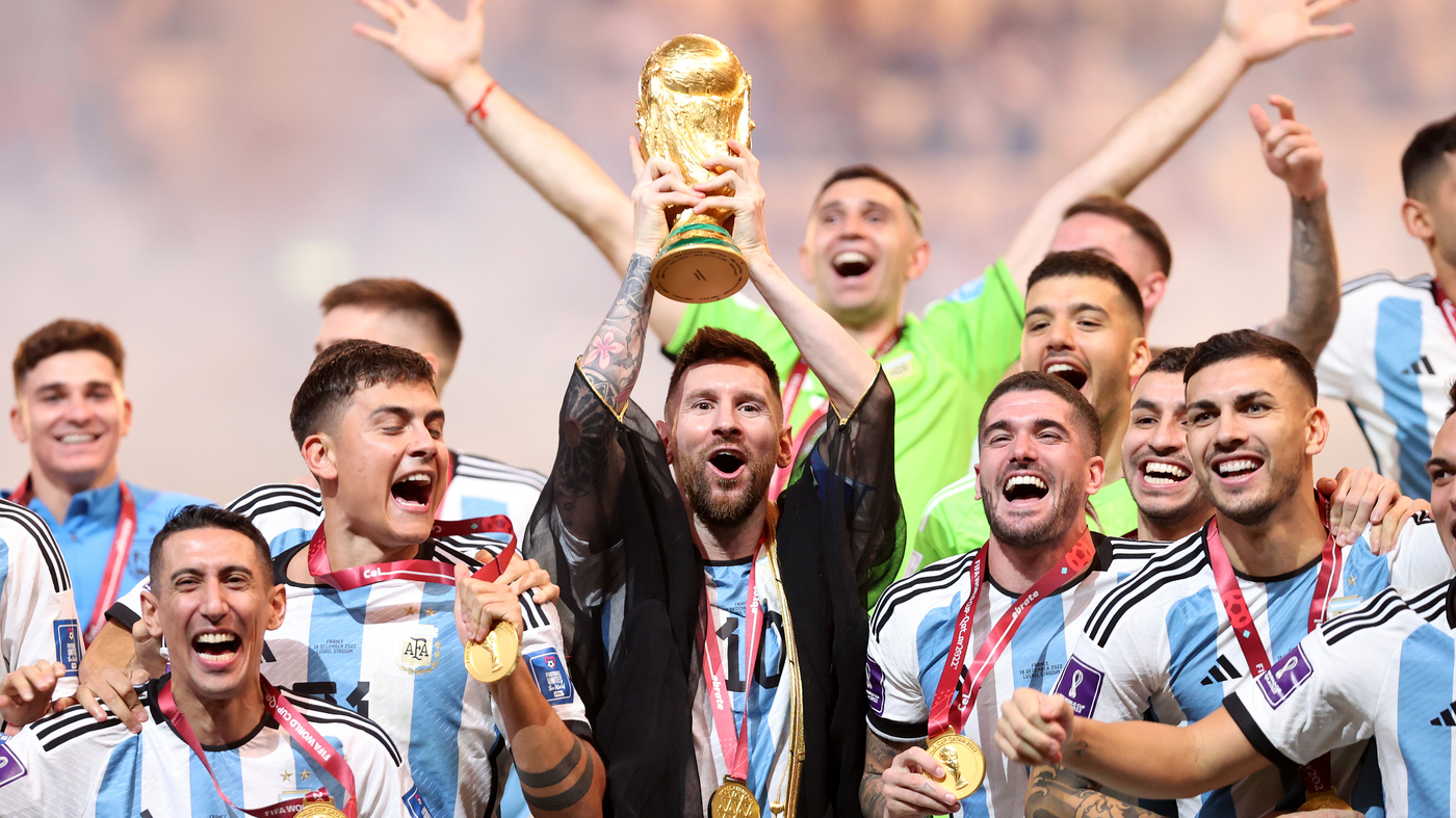 France and Argentina play in the World Cup Final.