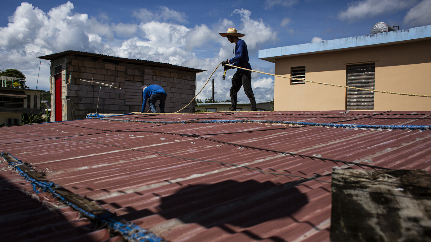 One group wants to fix the damaged roofs in Puerto Rico.