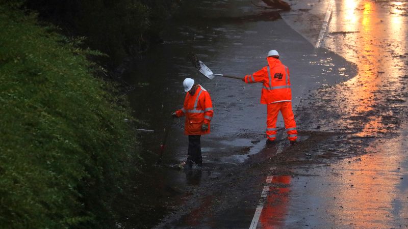 The storm is expected to cause flooding and mud slides in California.