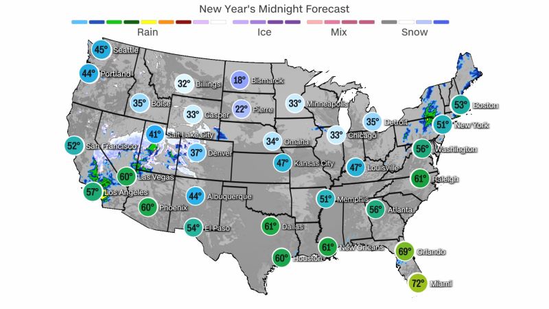 Heavy rain is expected this week in western US.