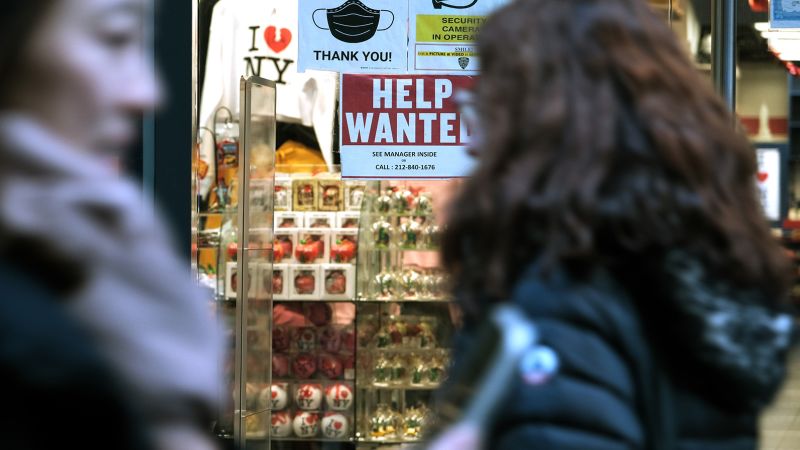 The fall in US job openings is seen as a sign that the labor market may be changing.