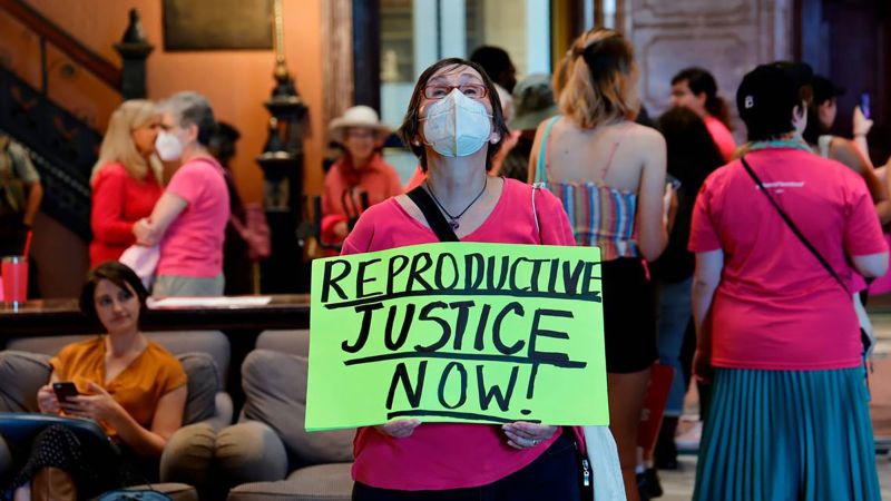 The state Supreme Court struck down the six-week abortion ban.