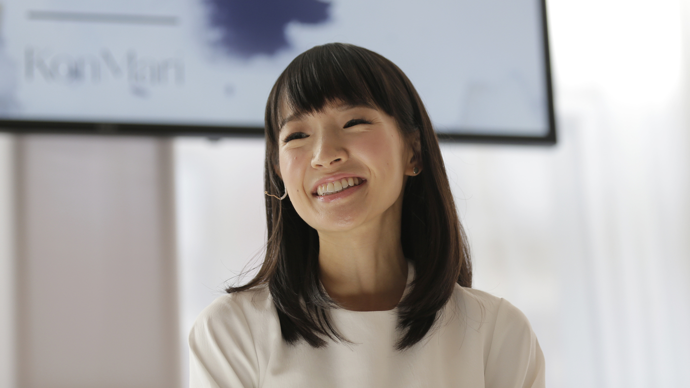 Kondo says she’s given up on tidying.