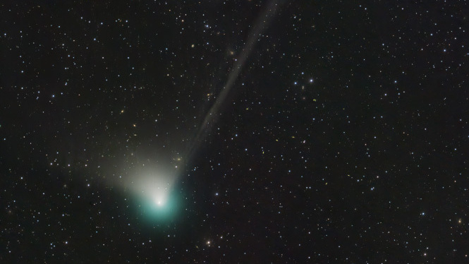 In 50,000 years, the comet will swing by Earth.