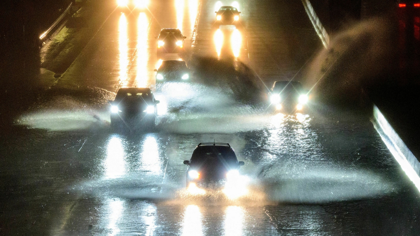 There is a storm in California which could cause flooding and mudslides.