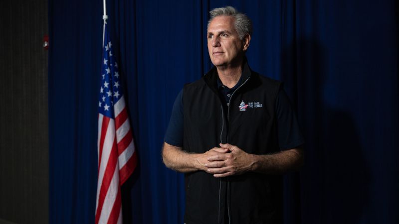 GOP leader Kevin McCarthy outlines their agenda days before the elections.