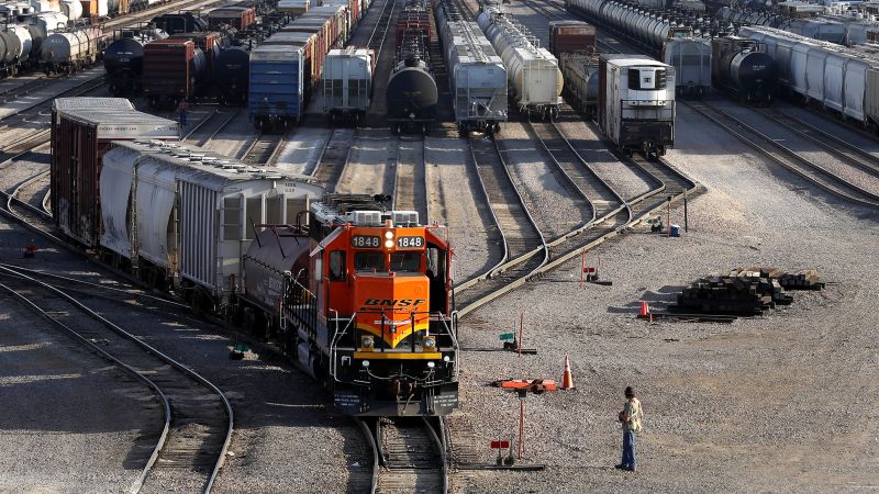 Railroad unions want Biden to get workers paid sick time
