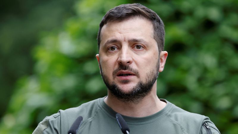 Zelensky was the leader of the nation that he leads