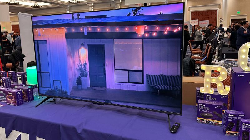 The company will be making its own TVs at the show.