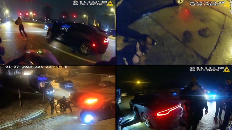 The latest video shows a police beat up of a man.