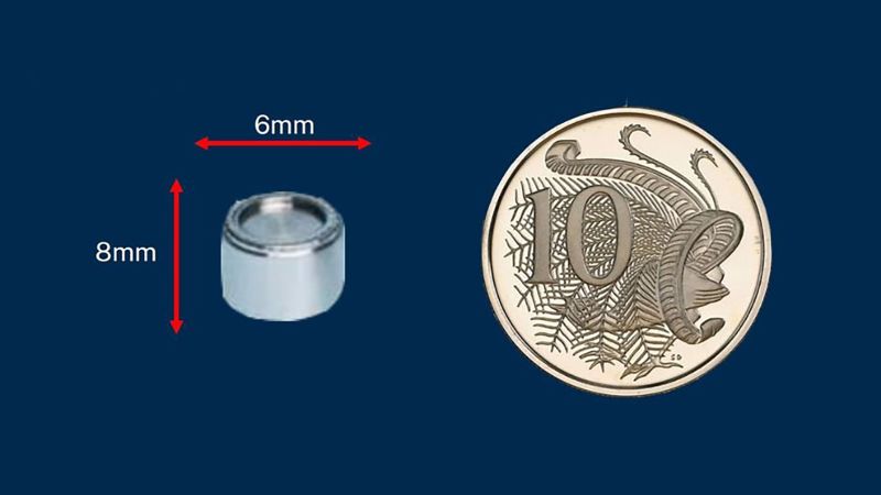 There is a missing tiny radioactive capsule in Australia.