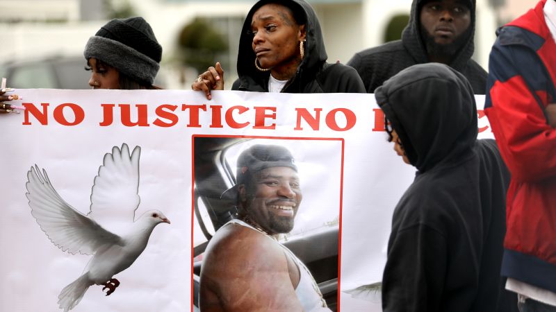 The family of a double-amputee claims that police used excessive force.