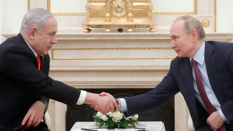 There’s an Opinion about why Netanyahu is less friendly with Putin