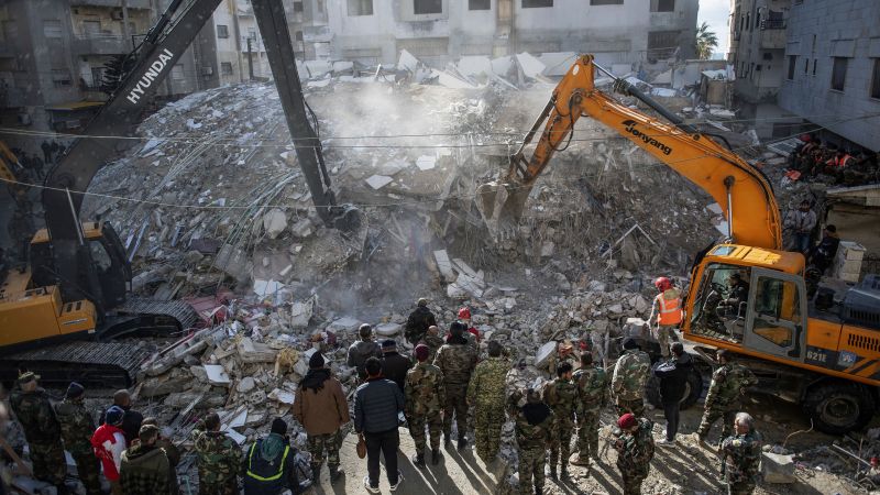 The earthquake did not allow for aid to be delivered to Northern Syria, which is ravaged by war