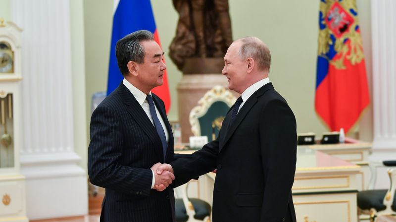 A US State Department official says that China is going to release a peace proposal for Ukraine on Friday