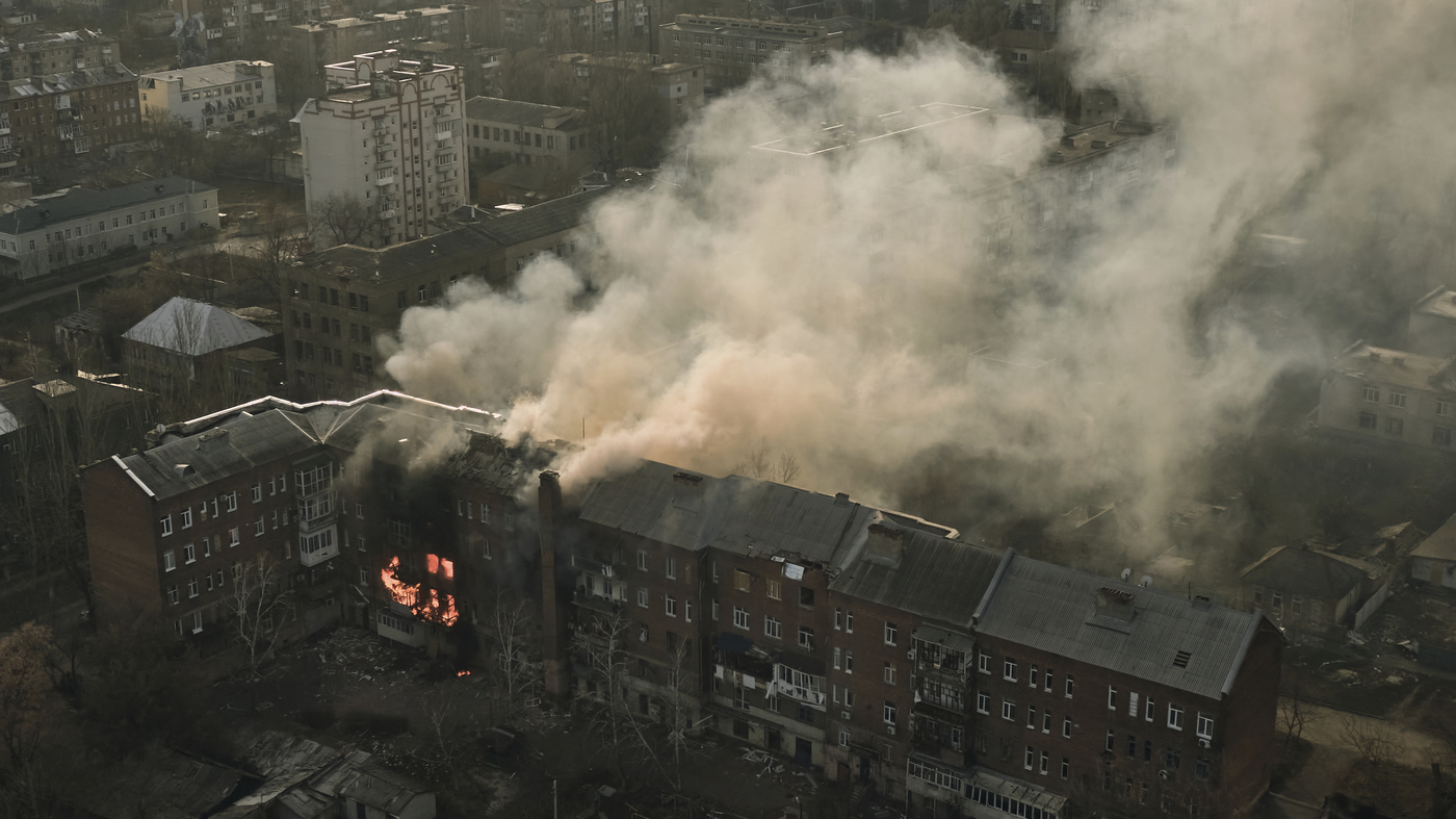 There was a display as the Ukrainians advanced on two fronts
