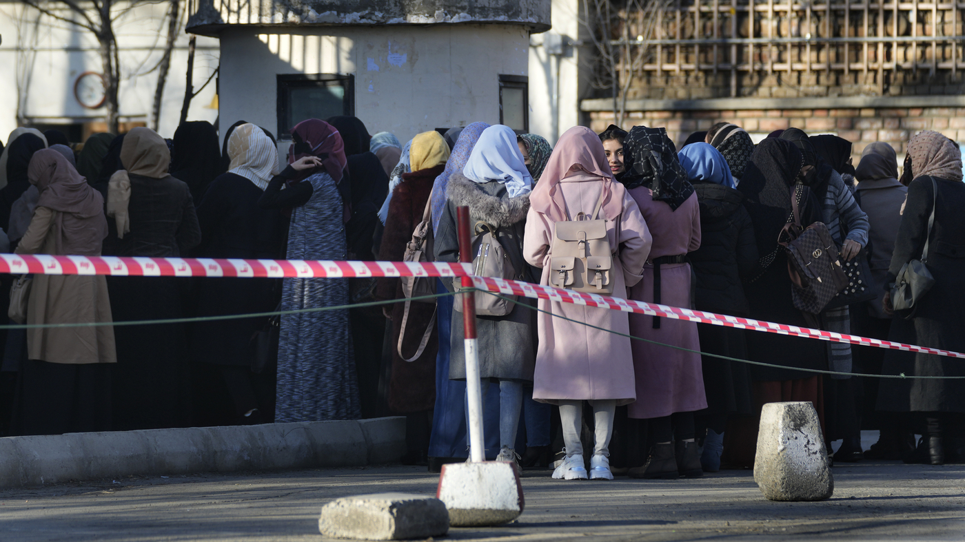 Afghan women are left with tears and anger as the Taliban enforces the education ban