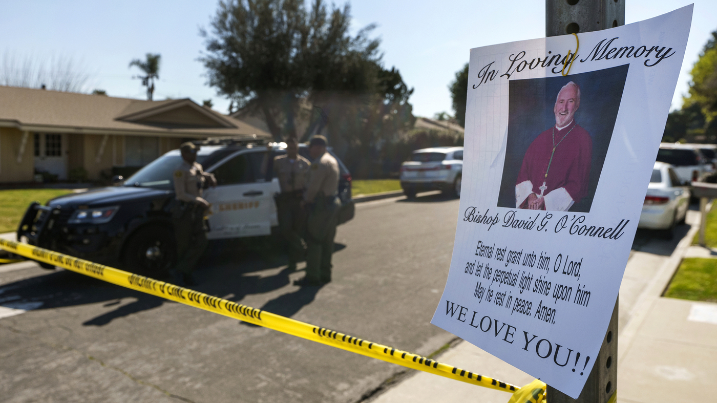 Arrest records show the suspect in the death of Los Angeles bishop was held on $2 million bail
