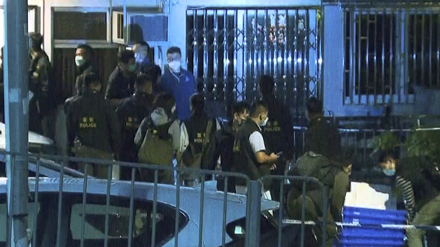 The body parts were found in Hong Kong
