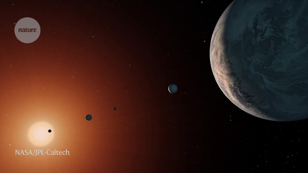 The first glimpse of the 7-planet system was provided by the JWST