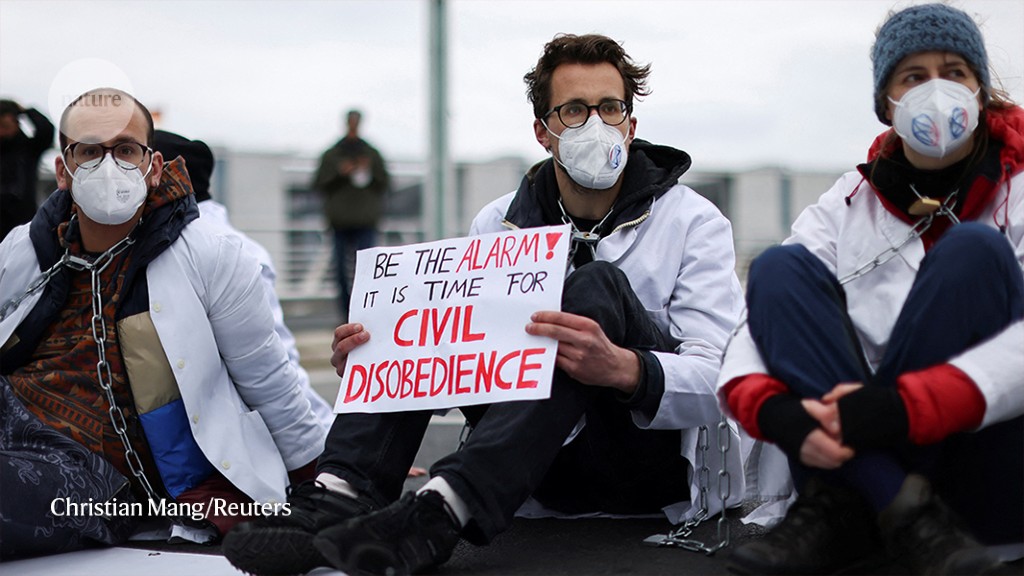 Outcry as scientists are sanctioned for a protest
