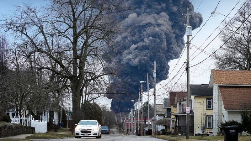There are residents of East Palestine who worry that the train crash may have caused headaches and other symptoms
