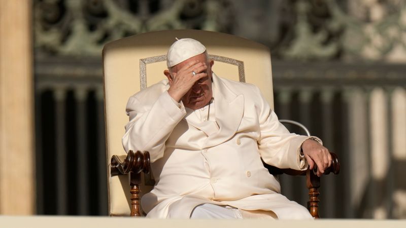 Pope Francis was hospitalized with a respiratory infections