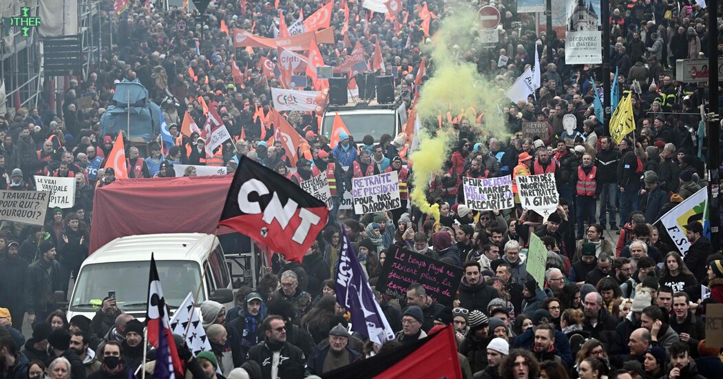 France revolted over raising the retirement age