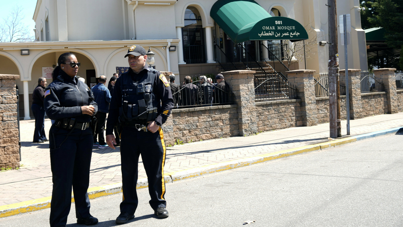 The attacker was subdued by congregants, who stabbed him during prayer