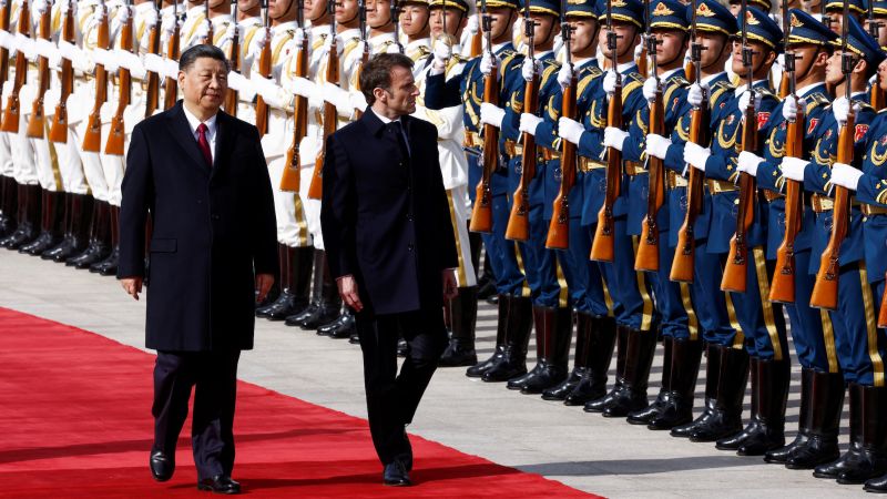 European leaders head to Beijing with hope of finding peace in the Ukraine