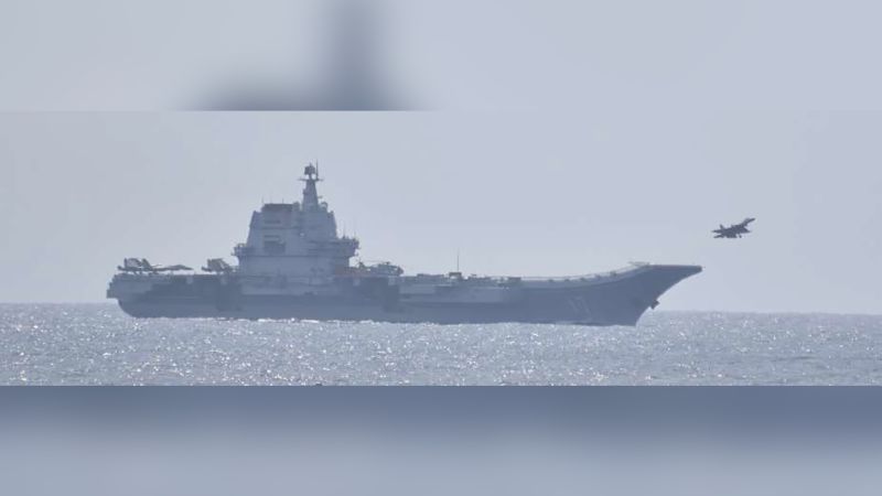 China appears to have attempted the first aircraft carrier strike in Taiwan