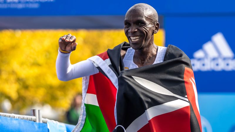 Eliud Kipchoge is a world record holder