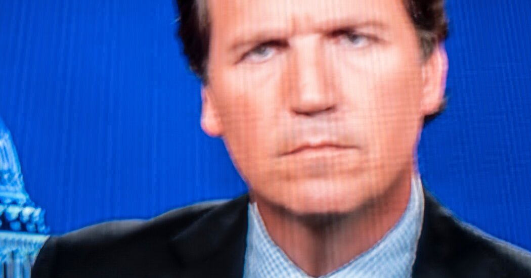 Tucker Carlson is shown the door