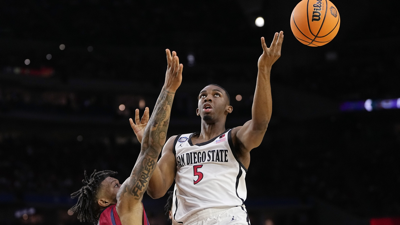 San Diego State made it to the title game with a last minute buzzer beater
