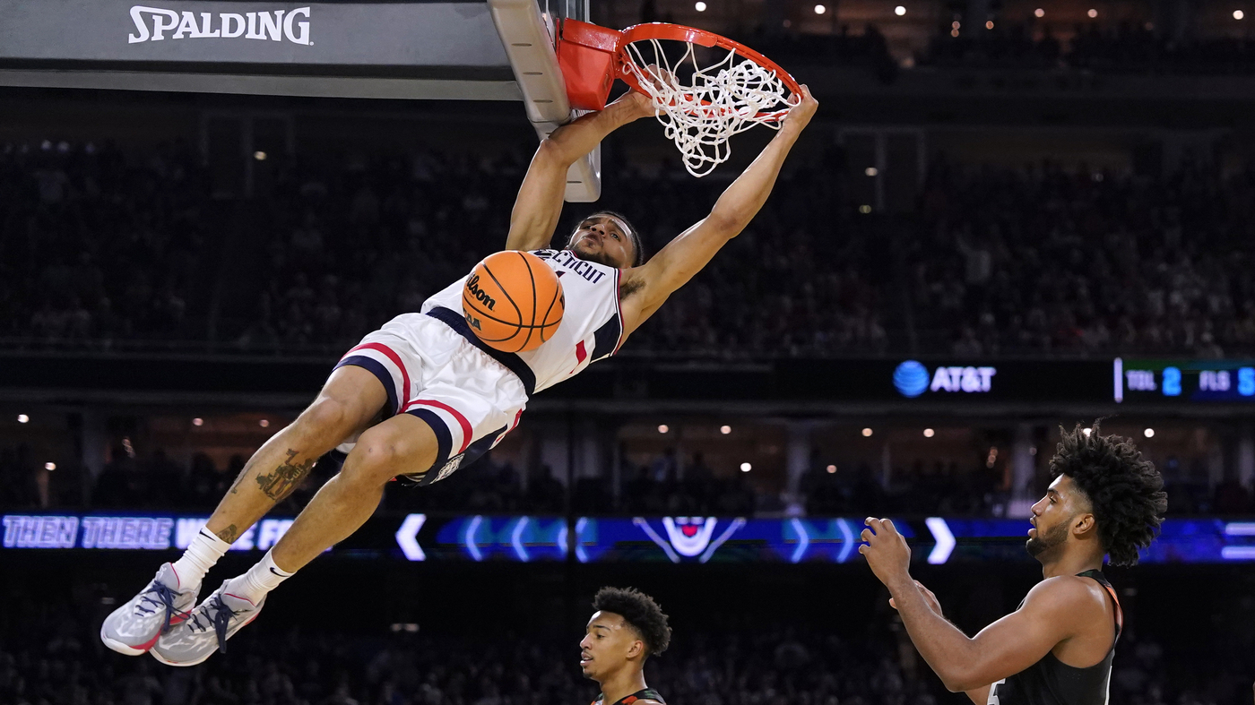 The NCAA men’s basketball final will feature San Diego State and the University of Connecticut