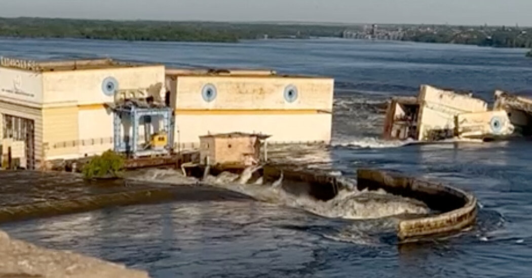 There is a Critical Dam on the side of the Ukrainian border