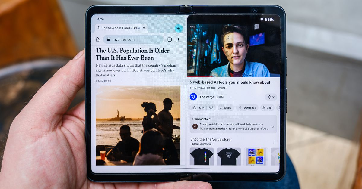 The Pixel Fold shows how far away from the actual foldable phones are