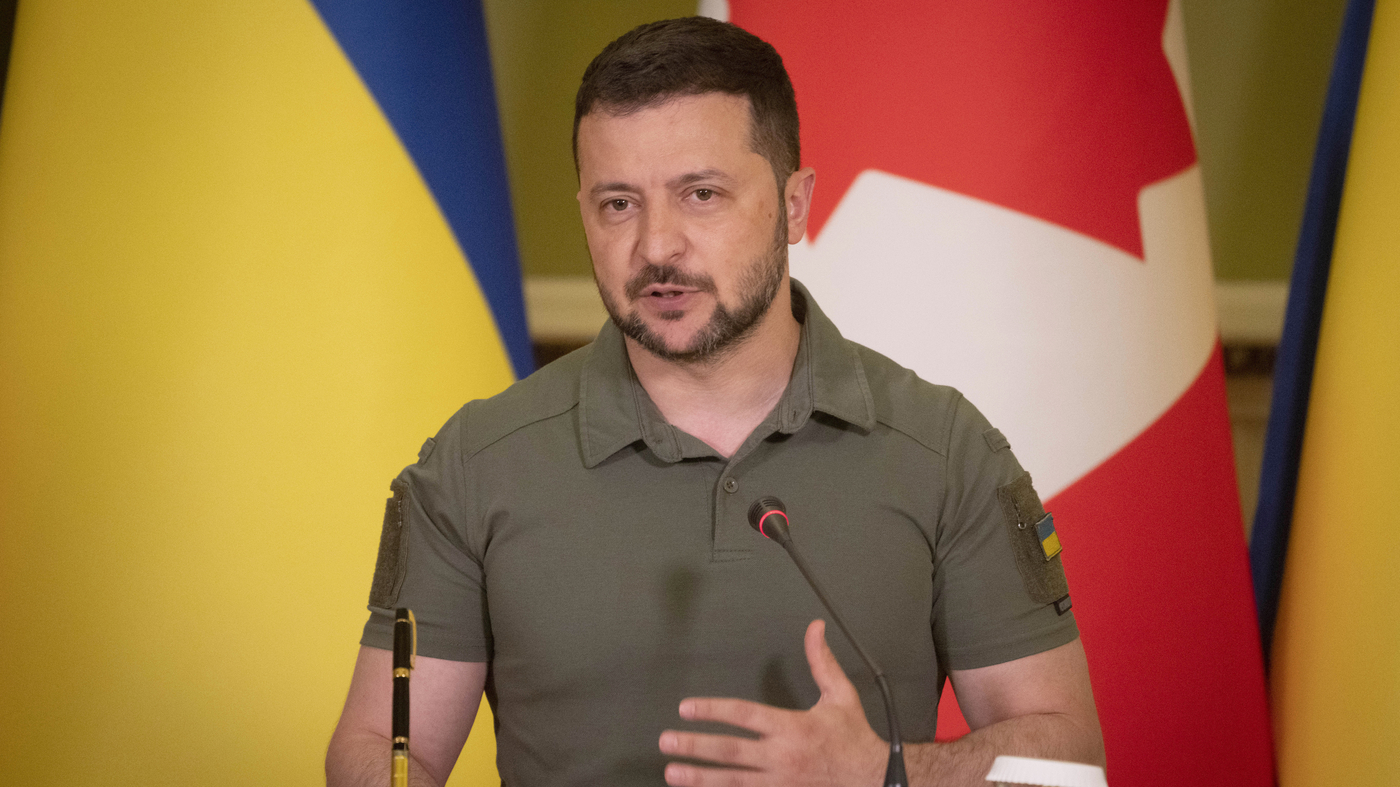 Zelenskyy says defensive actions are taking place in Ukranian