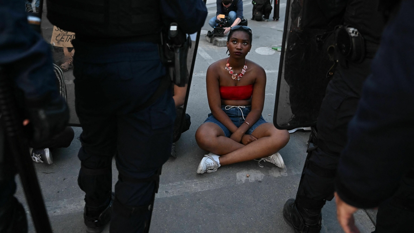 Hundreds of people were arrested in a new night of protest over the teen’s killing