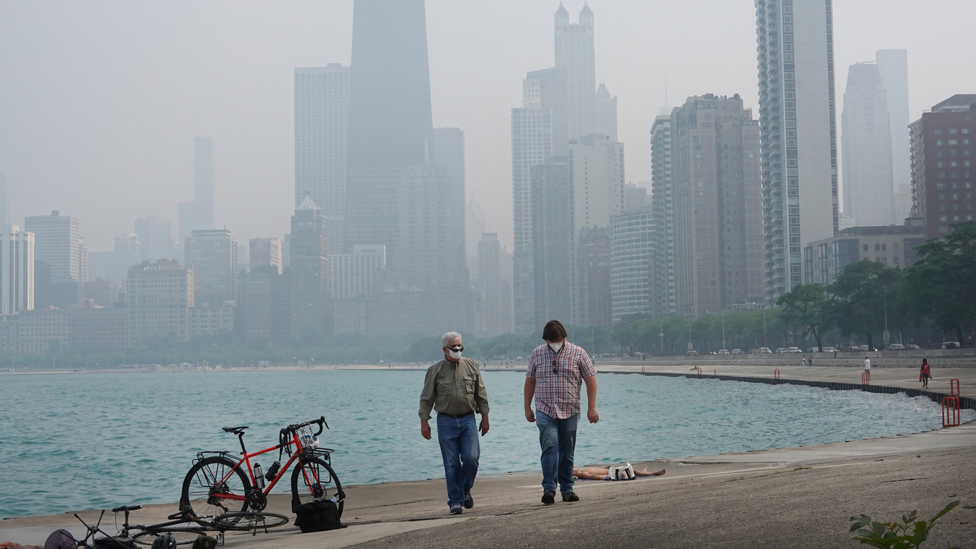 The U.S. has an air quality alert out from Canada’s smoke